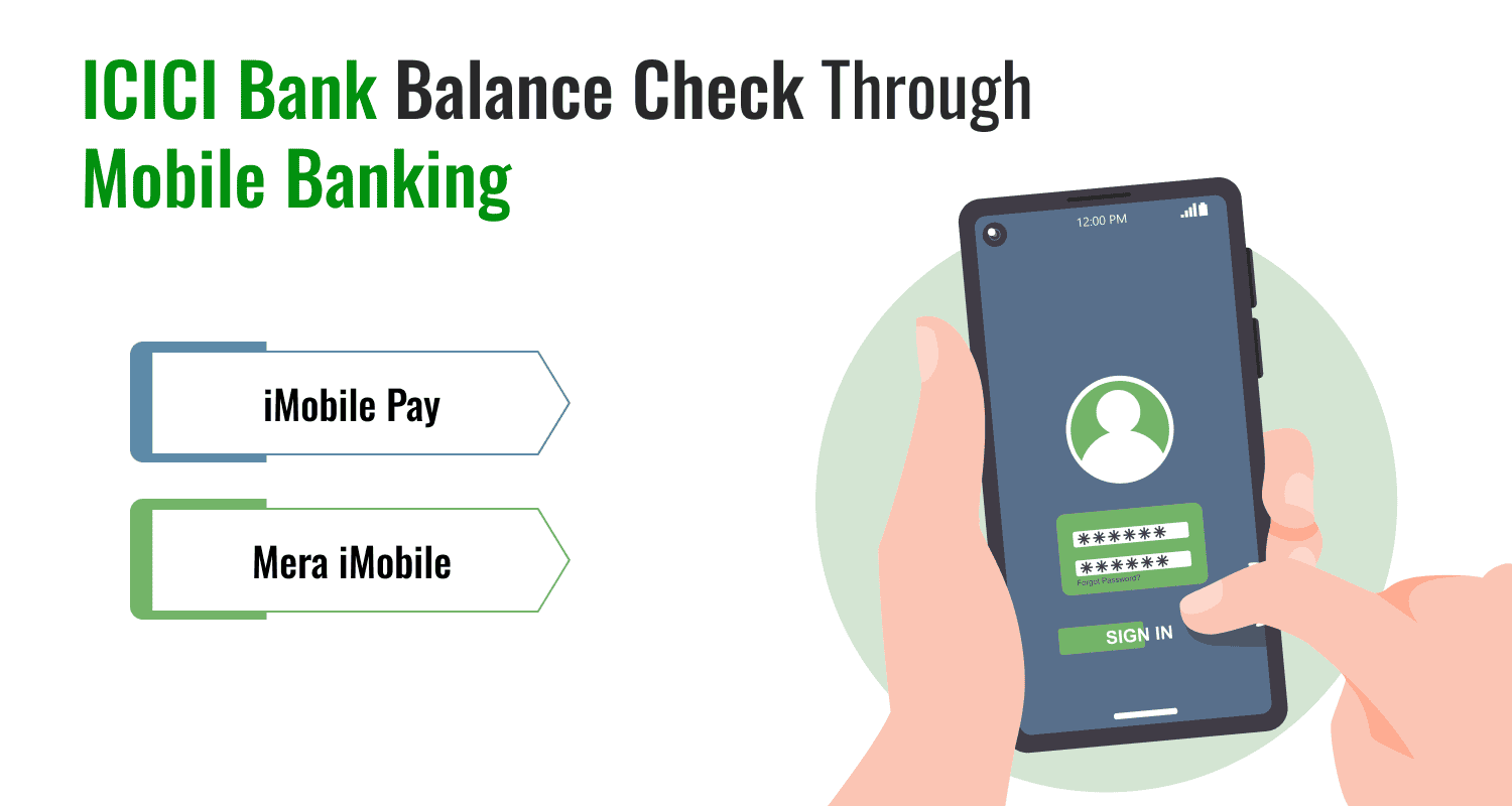 ICICI Bank Balance Check Through Mobile Banking